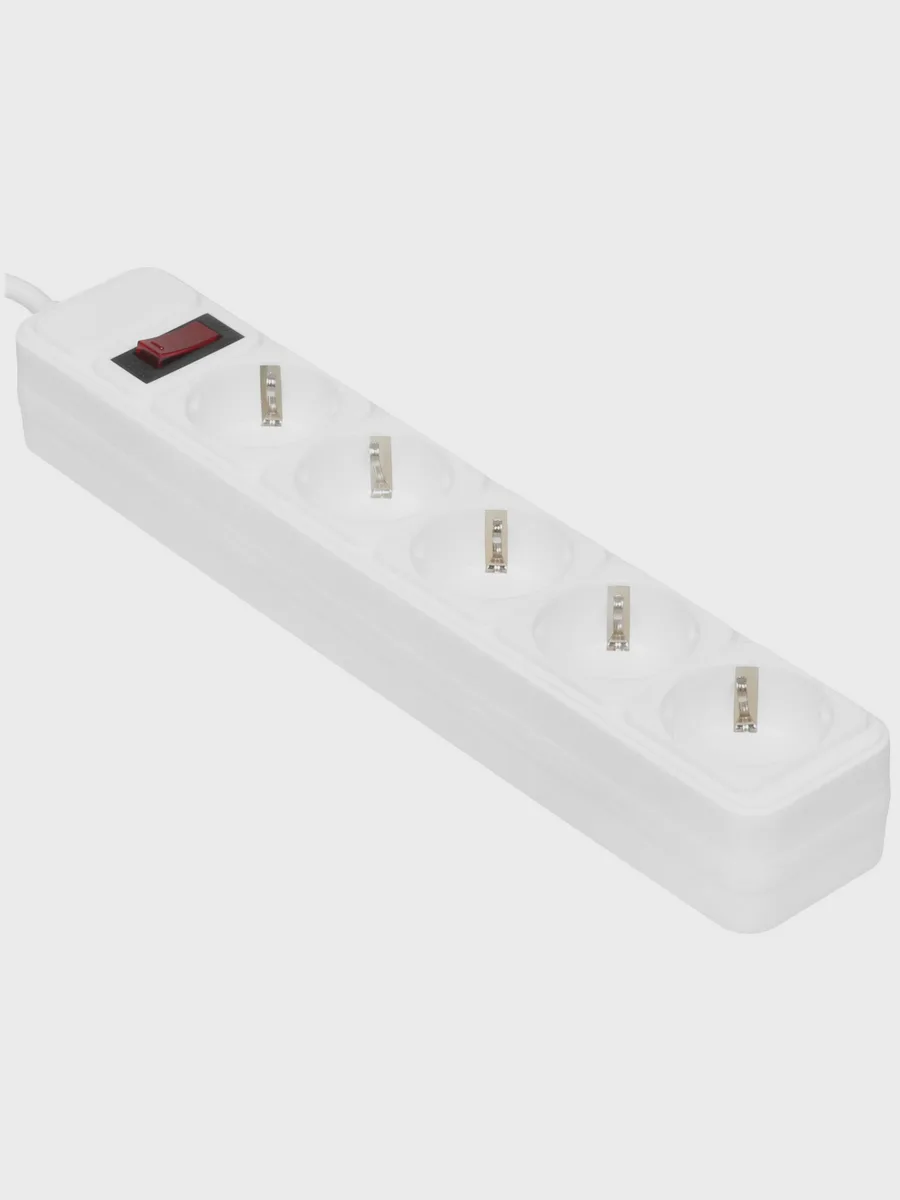 Сетевой фильтр DEXP Standard 550W, 5 м — фото 2 из 8
