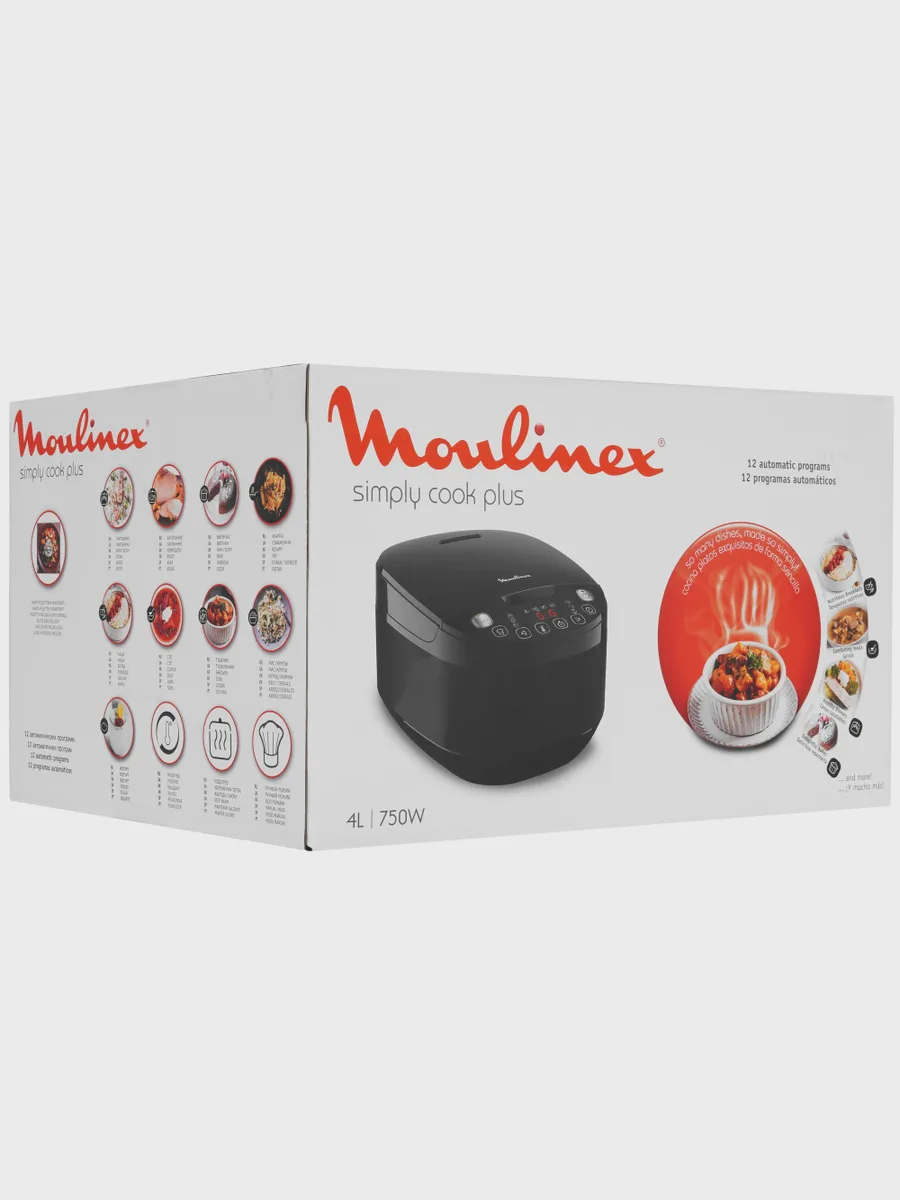 Мультиварка Moulinex Simply cook MK622832 черный — фото 11 из 11
