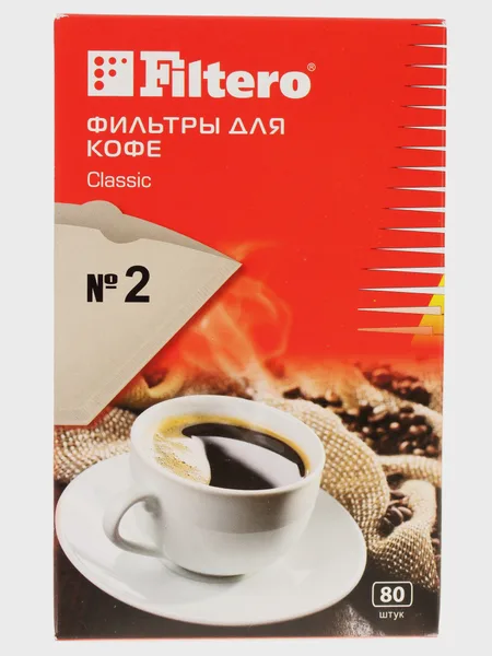 Фото товара Одноразовые фильтры Filtero Classic №2, 80 шт коричневый