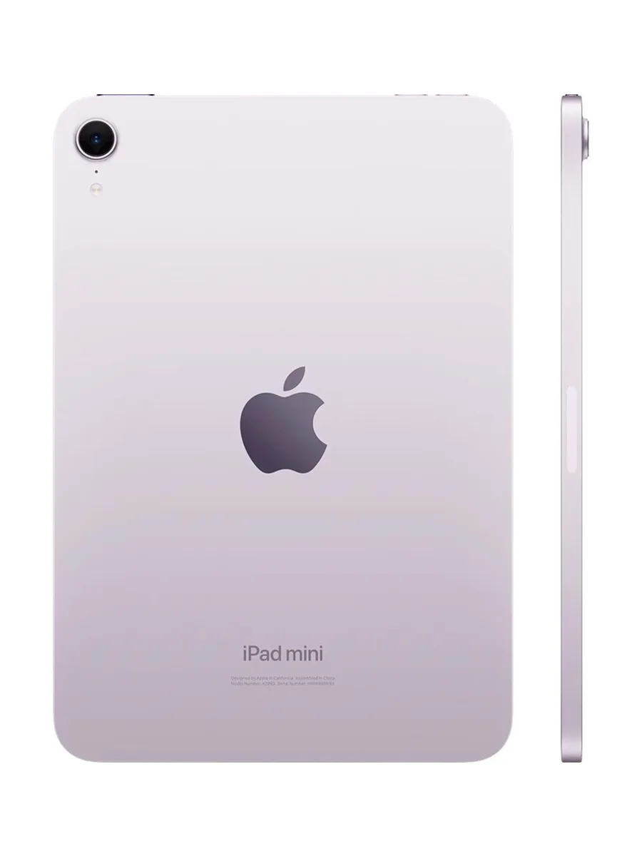 Планшет Apple iPad mini 2024 Wi-Fi 8.3 дюйм 8 Гб/128 Гб фиолетовый — фото 4 из 5