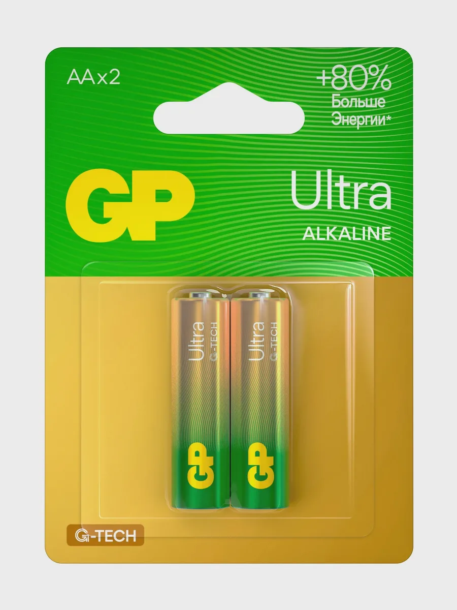 Батарейка GP Ultra AA / AA (LR6/ER14505/FR6/R6P) — фото 8 из 11
