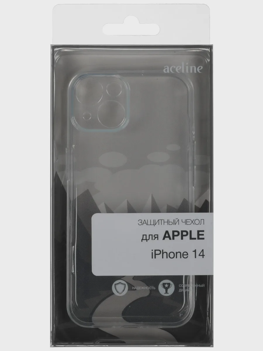 Накладка  Aceline - Apple iPhone 14 прозрачный — фото 5 из 5