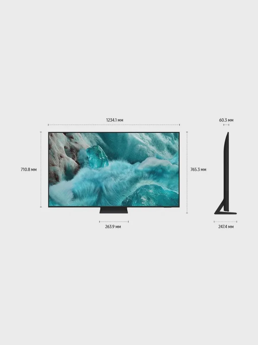 65"(163 см) Телевизор Samsung QE65Q7F5AUXRU черный — фото 4 из 5