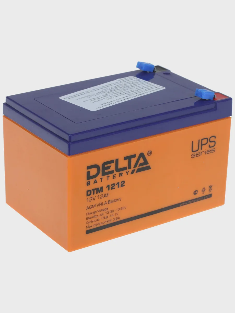 Аккумуляторная батарея для ИБП Delta DTM 1212 — фото 2 из 6