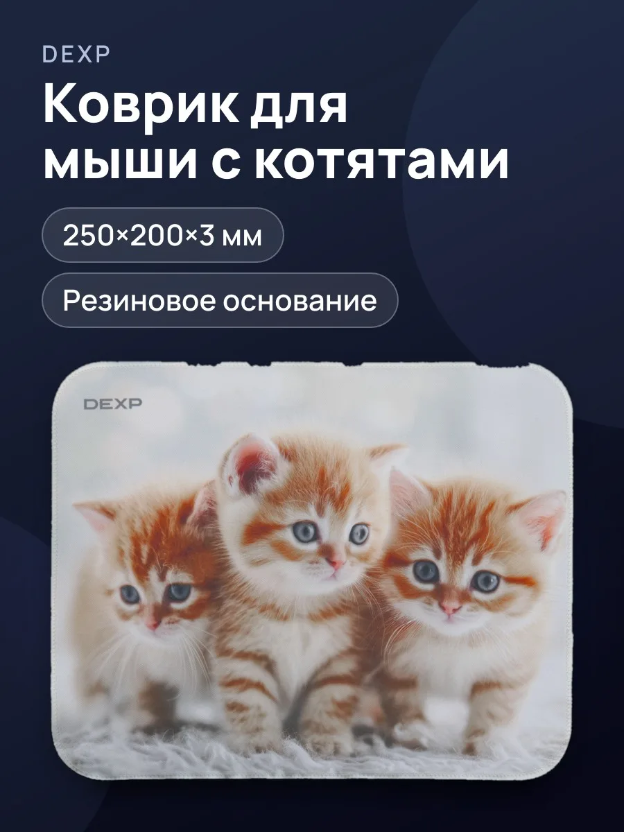 Коврик DEXP Kittens (XS) — фото 1 из 7