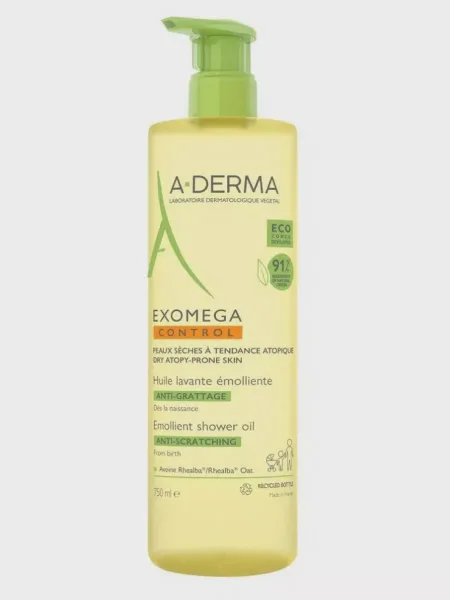 Фото товара Масло для душа A-Derma Exomega Control Emollient Shower Oil 750 ml