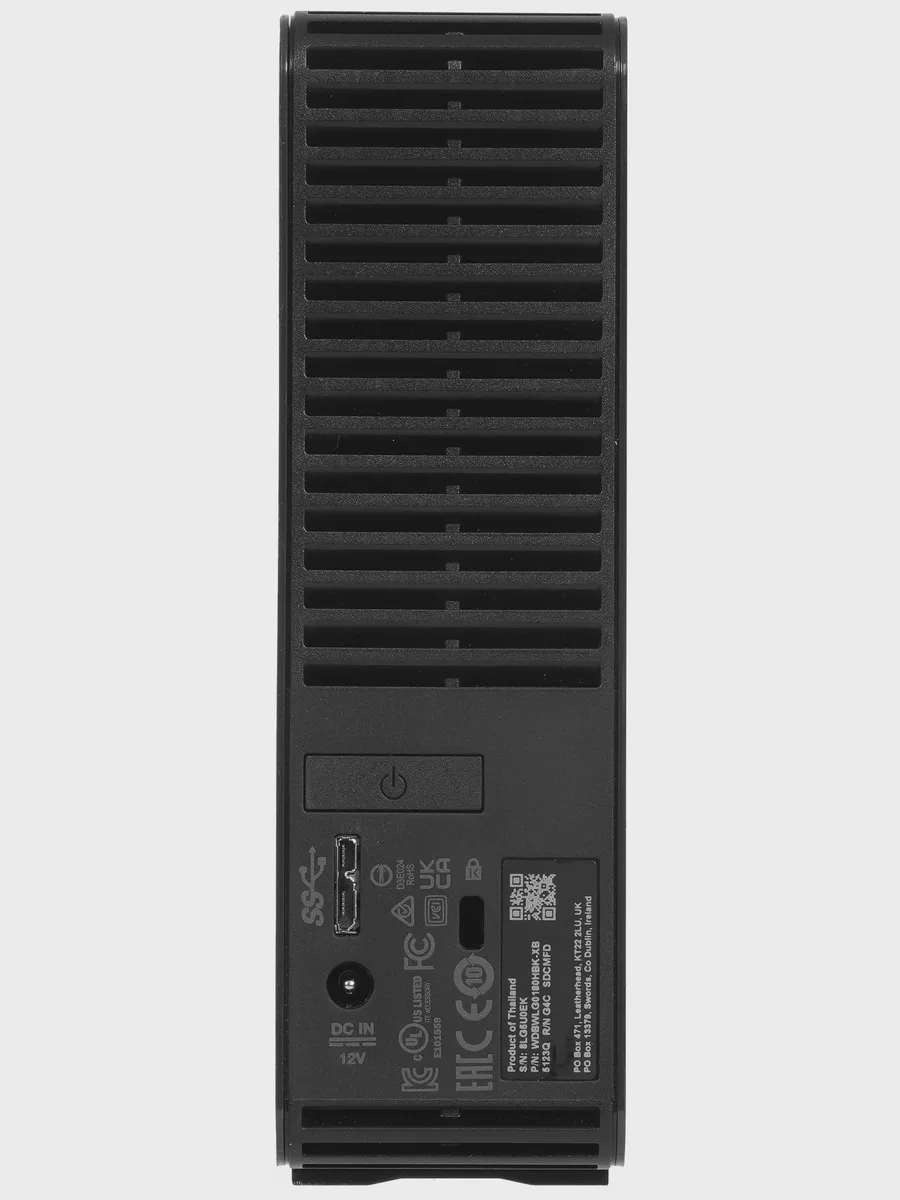 3.5" Внешний HDD WD Elements Desktop [WDBWLG0180HBK-EESN] 18 ТБ USB 3.2 Gen 1 Type-A — фото 5 из 8