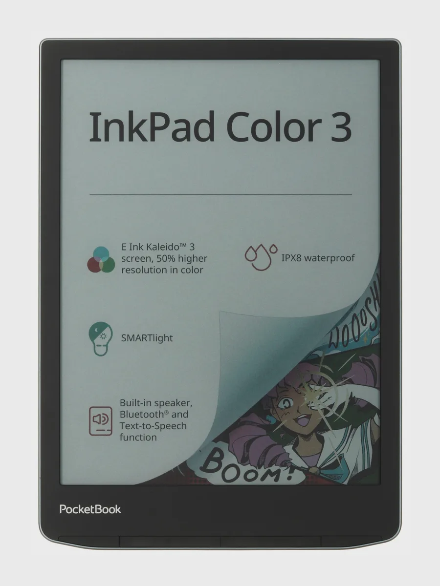 Электронная книга PocketBook InkPad Color 3 серый — фото 1 из 8