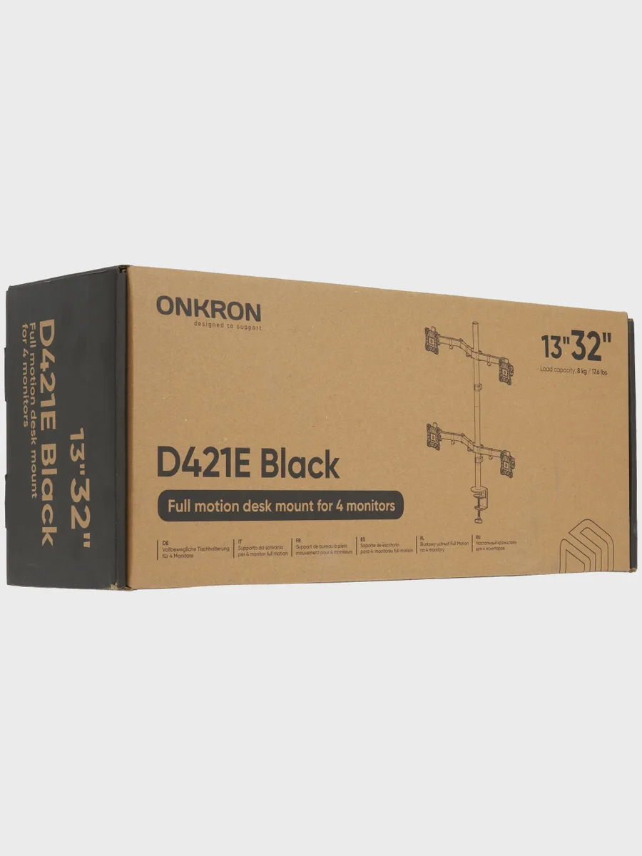 Крепление для мониторов ONKRON D421E от 13" до 32" — фото 9 из 11