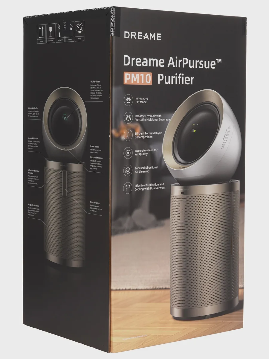 Очиститель воздуха Dreame PM10, 100 м², 300 м³/ч — фото 5 из 5