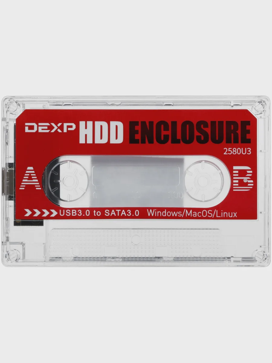 2.5" Внешний бокс DEXP 2580U3 USB 3.2 Gen 1 Type-A — фото 3 из 7