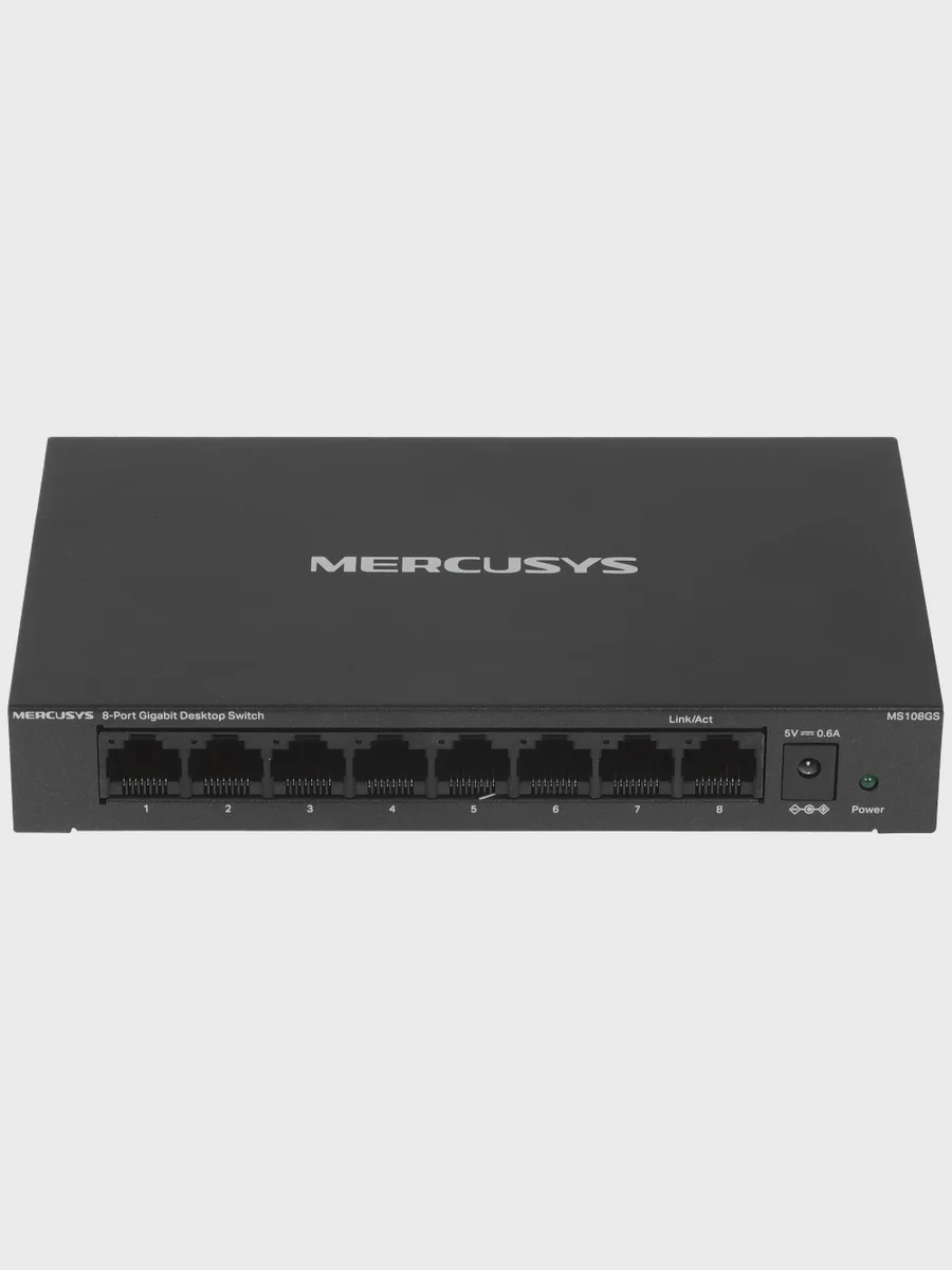 Коммутатор Mercusys MS108GS 8 x RJ-45х1000 Мбит/сек, 100 Мбит/сек — фото 3 из 8