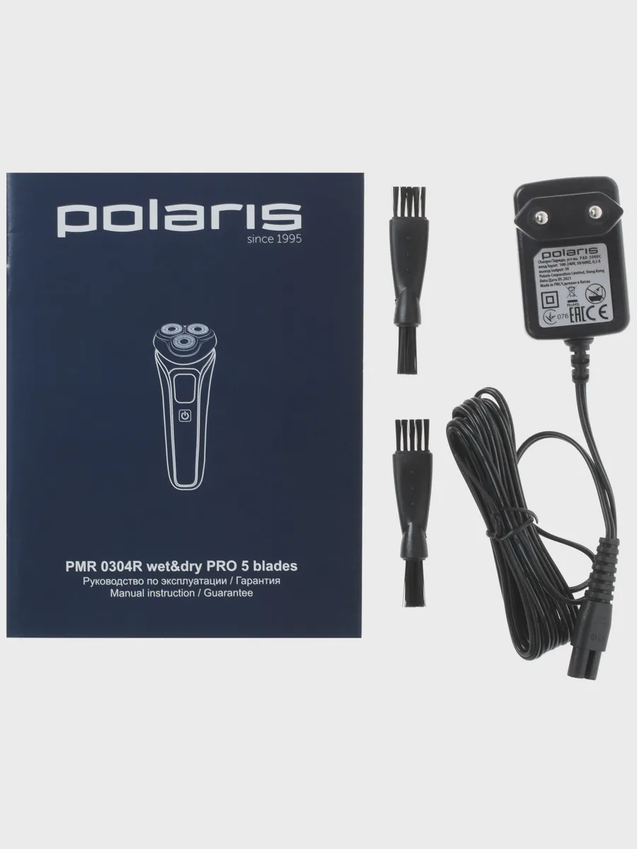 Электробритва Polaris PMR 0304R PRO 5 синий — фото 9 из 11