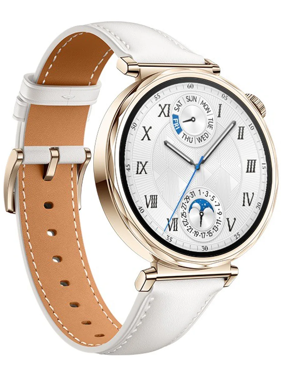 Смарт-часы Huawei Watch GT 5 41 мм золотистый-белый — фото 4 из 5
