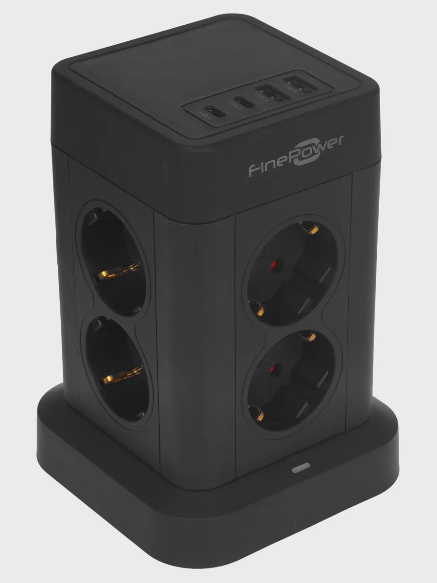 Сетевой фильтр FinePower TOW816U, 3 м — фото 2 из 11