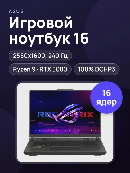 Фото товара 16" Ноутбук ASUS ROG Strix G614PW-TS119
