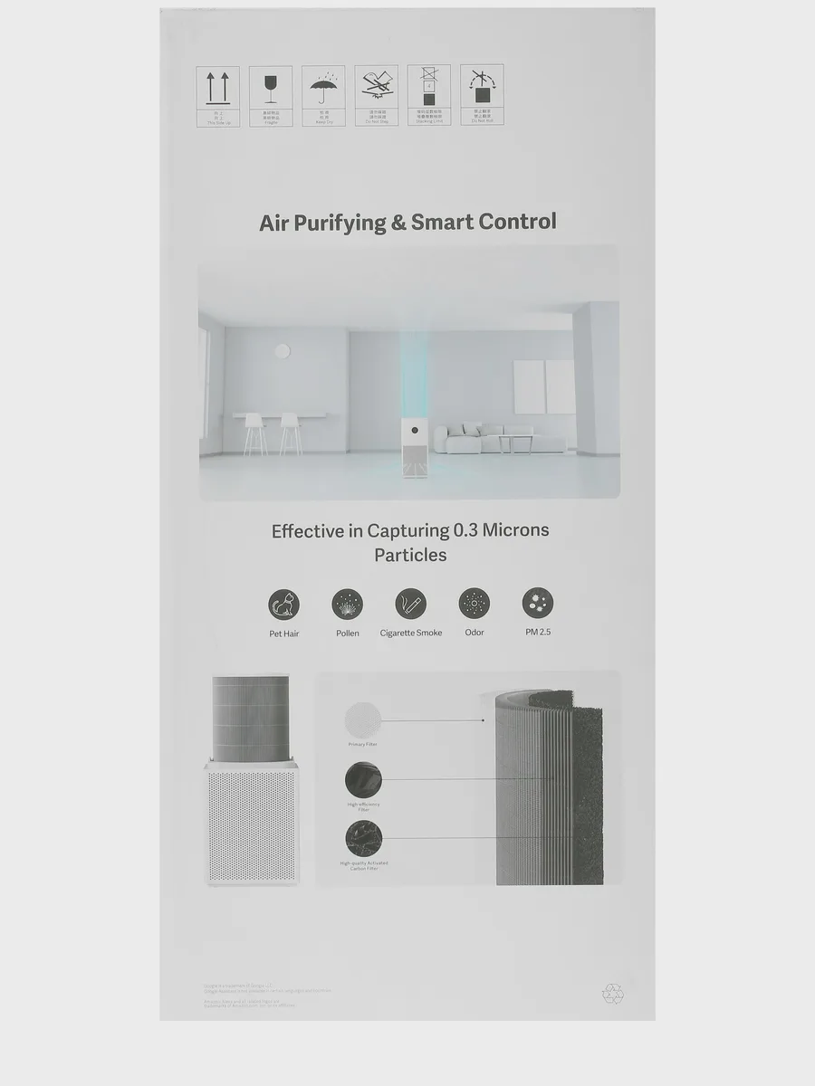 Очиститель воздуха Xiaomi Mi Smart Air Purifier 4 Lite белый — фото 10 из 11