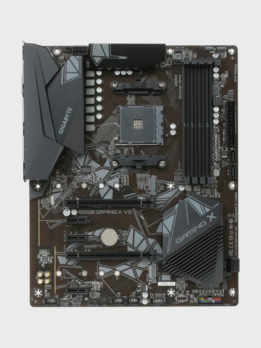 Материнская плата GIGABYTE B550 GAMING X V2, AM4, Standard-ATX — фото 2 из 9