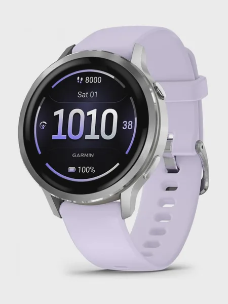 Фото товара Часы GARMIN VENU 4 41MM Серебристый-барвинковый