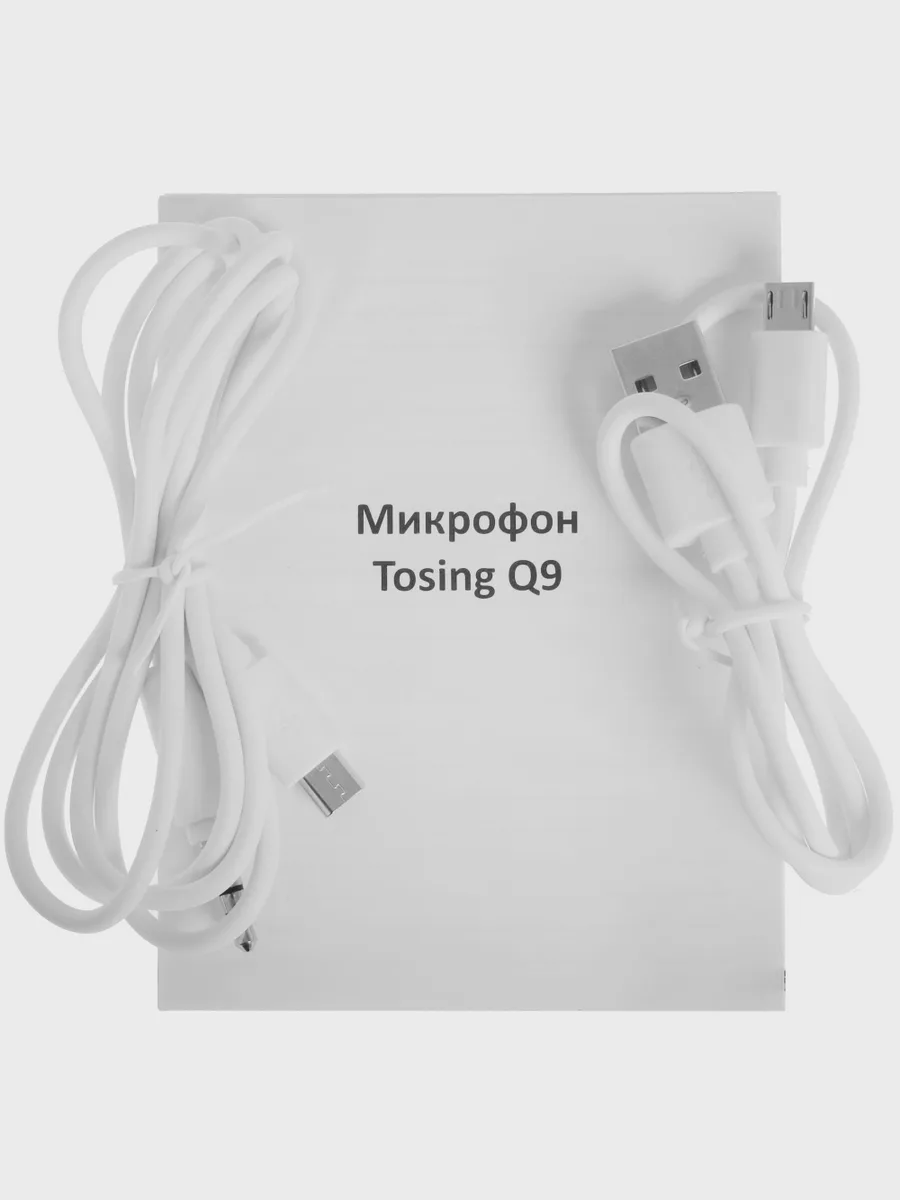 Микрофон Tosing Q9 караоке с колонкой черный — фото 9 из 10