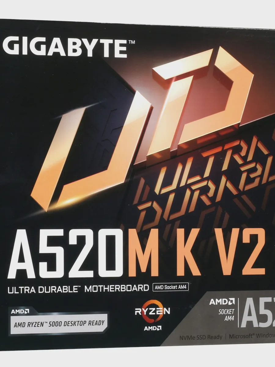 Материнская плата GIGABYTE A520M K V2, AM4, Micro-ATX — фото 9 из 9