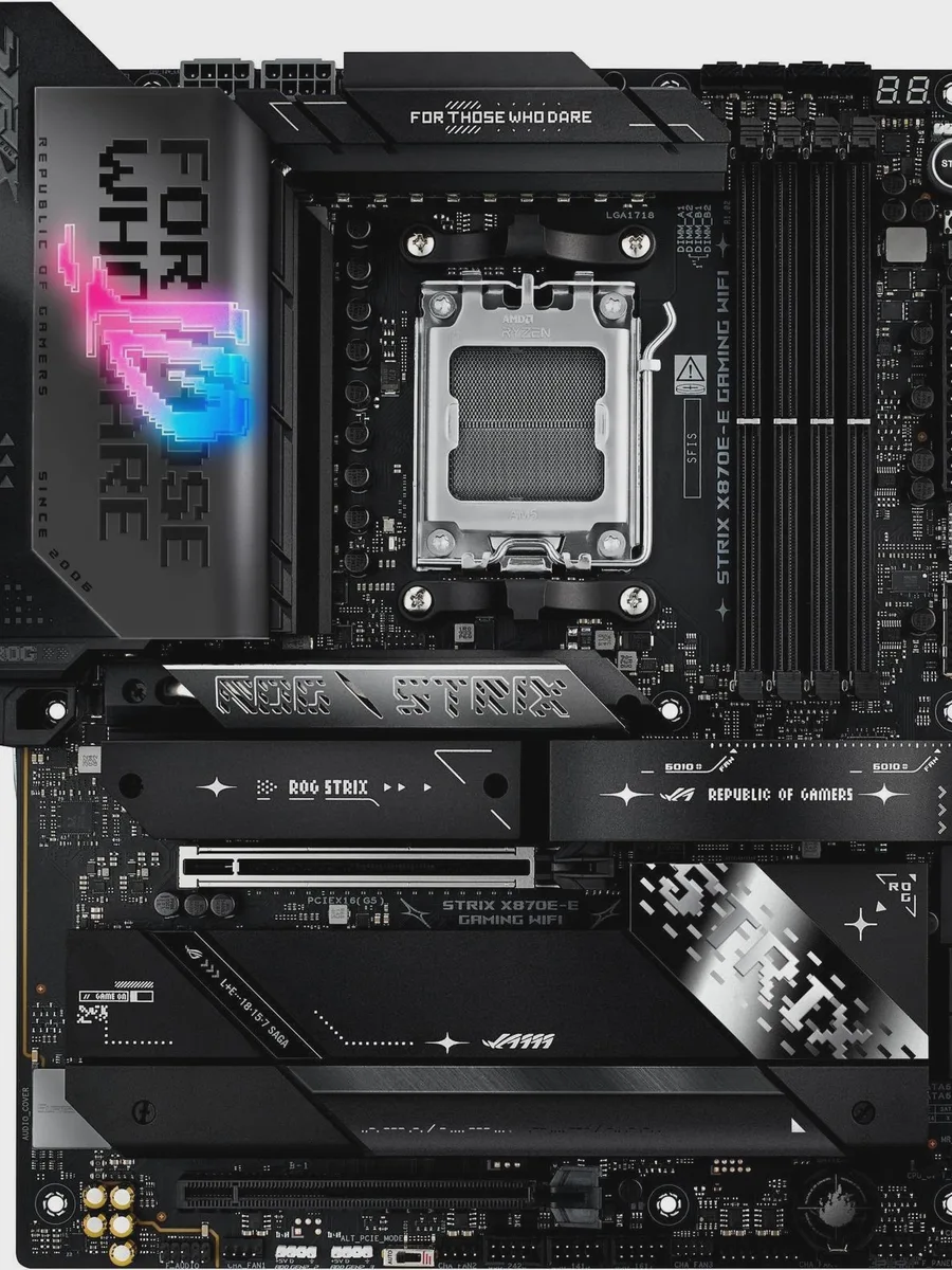 Материнская плата ASUS ROG STRIX X870E-E GAMING WIFI, AM5, Standard-ATX — фото 2 из 11