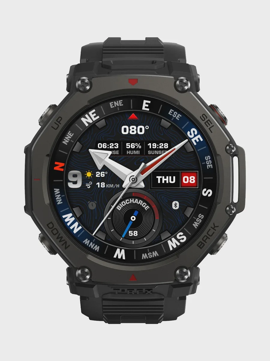 Смарт-часы Amazfit T-Rex 3 Pro, черный ремешок — фото 7 из 11