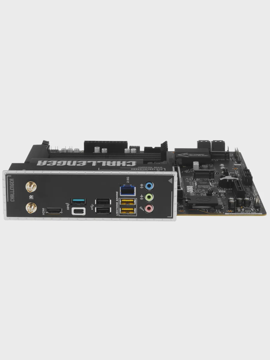 Материнская плата ASRock B860M Challenger WiFi, LGA 1851, Micro-ATX — фото 4 из 11