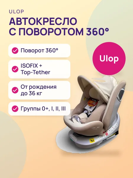 Фото товара Автокресло Ulop G410-IS0