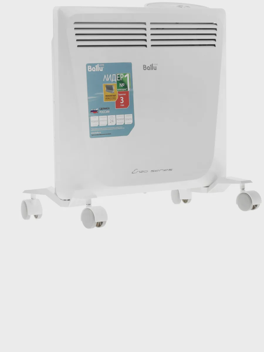 Конвектор Ballu Enzo Electronic BEC/EZER-1000, 1000 Вт — фото 2 из 7