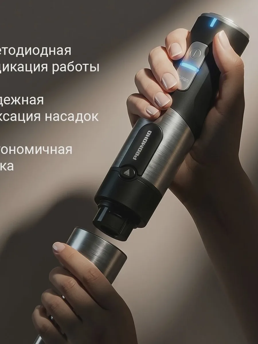 Блендер погружной РЕДМОНД BH427 черный — фото 6 из 8