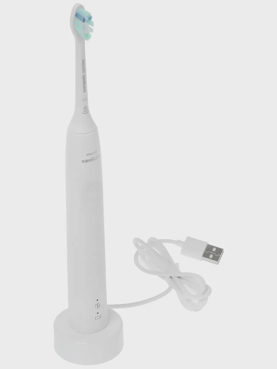 Электрическая зубная щетка Philips Sonicare 3100 series HX3671/13 белый — фото 2 из 7