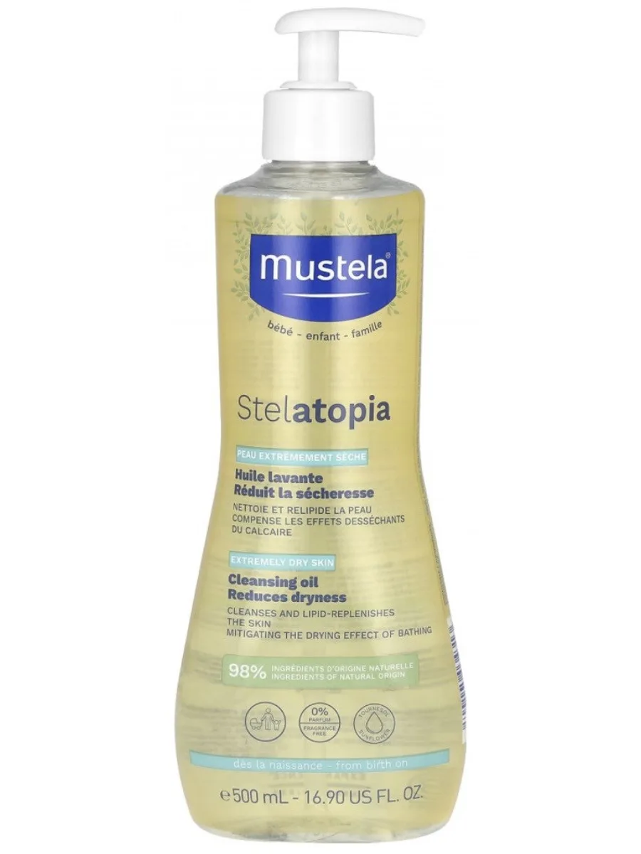 Масло для умывания Mustela Stelatopia Cleansing Oil — фото 1 из 1