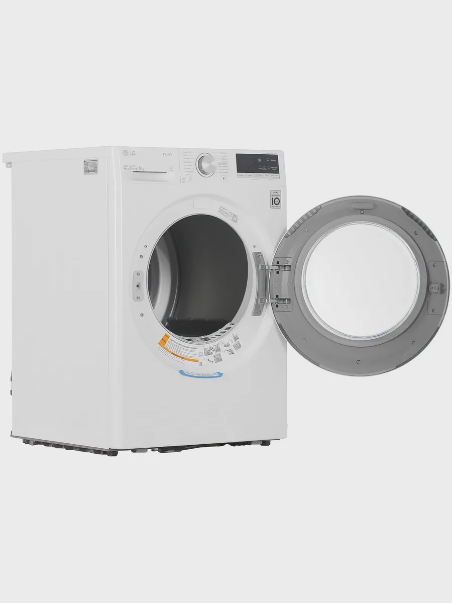 Сушильная машина LG DC90V5V0W белый — фото 6 из 11