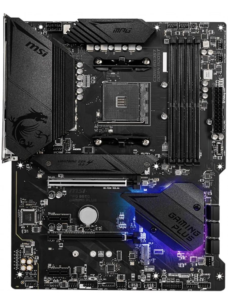 Материнская плата MSI MPG B550 GAMING PLUS, AM4, Standard-ATX — фото 2 из 9