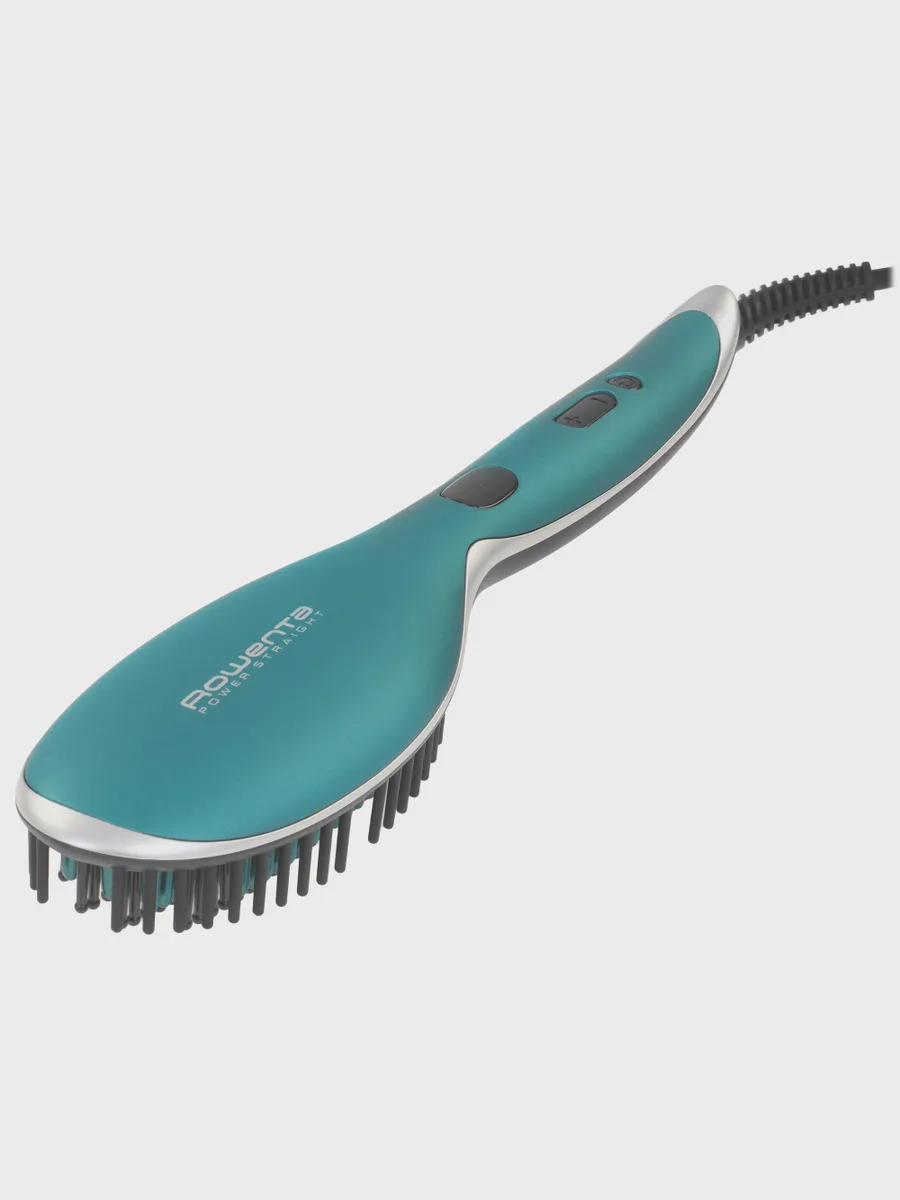 Расческа-выпрямитель Rowenta Power Straight CF5820F0 голубой, черный — фото 4 из 11