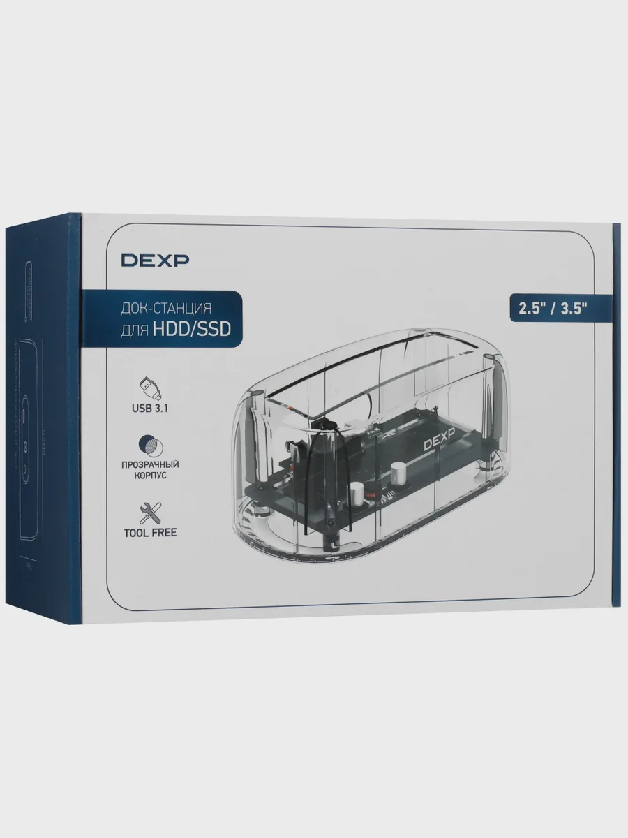Док-станция для накопителей DEXP 6139C3-EU-CR-BP — фото 9 из 9