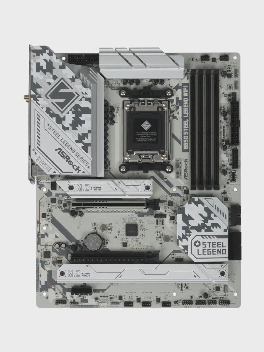 Материнская плата ASRock B650 Steel Legend WiFi, AM5, Standard-ATX — фото 3 из 10