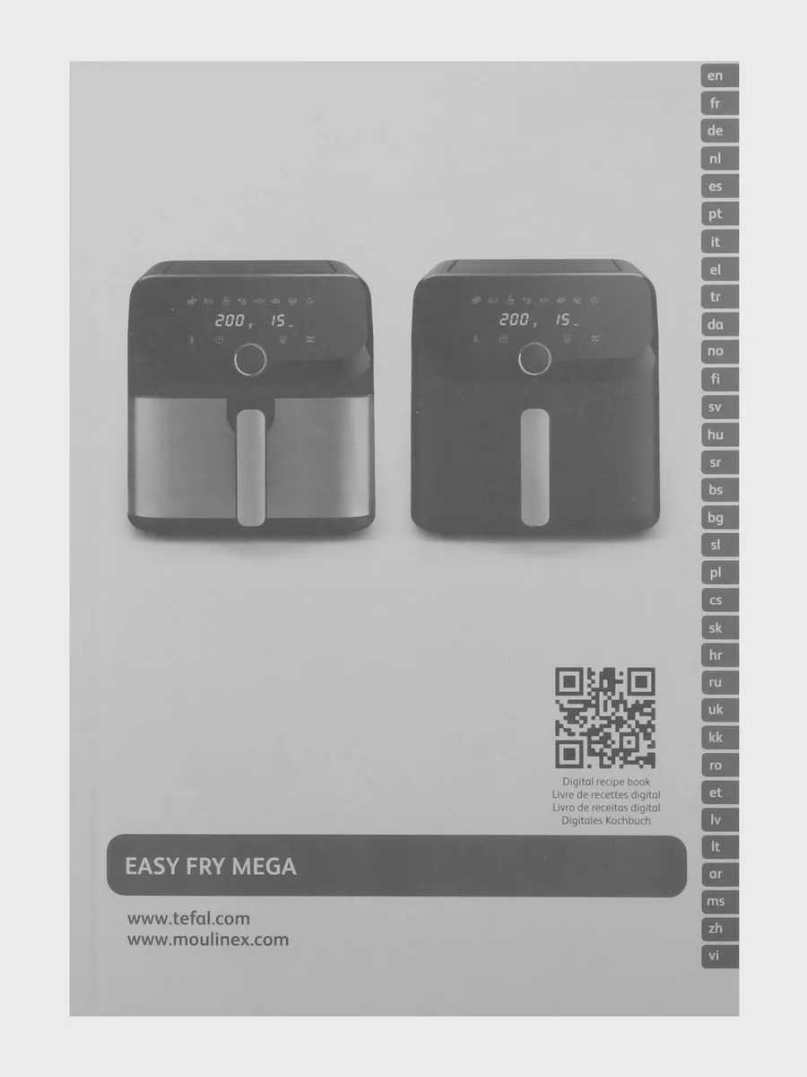 Аэрогриль Tefal Easy Fry Mega EY855D10 — фото 9 из 11