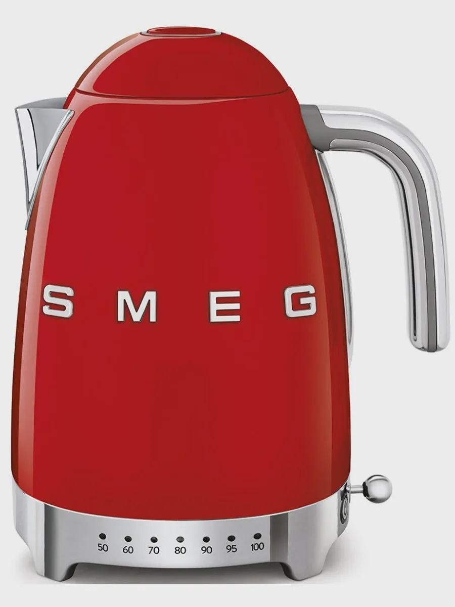 Электрочайник Smeg KLF04RDEU, красный, 1.7 л, 2400 Вт — фото 8 из 11