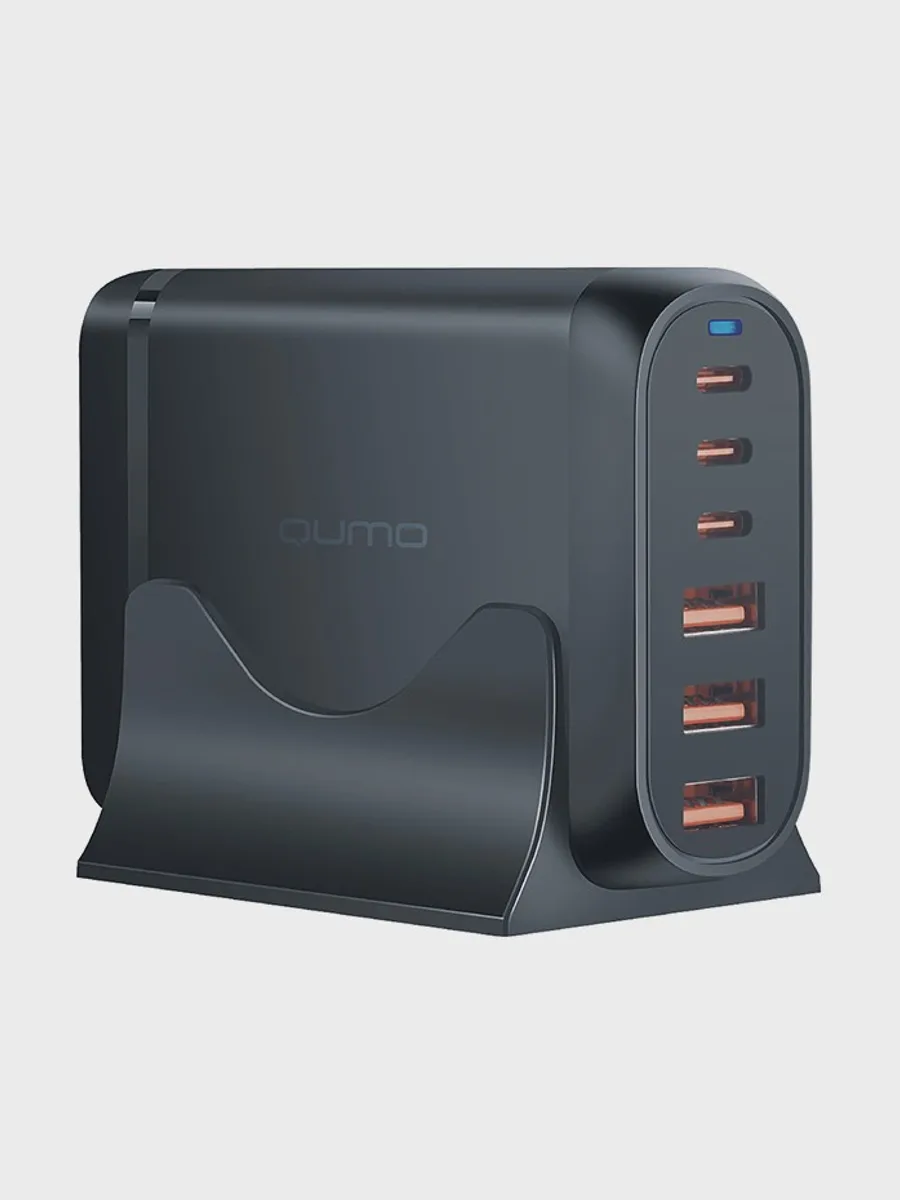 Сетевое зарядное устройство QUMO Energy PD 120W 3.25 А 120 Вт без кабеля — фото 9 из 11