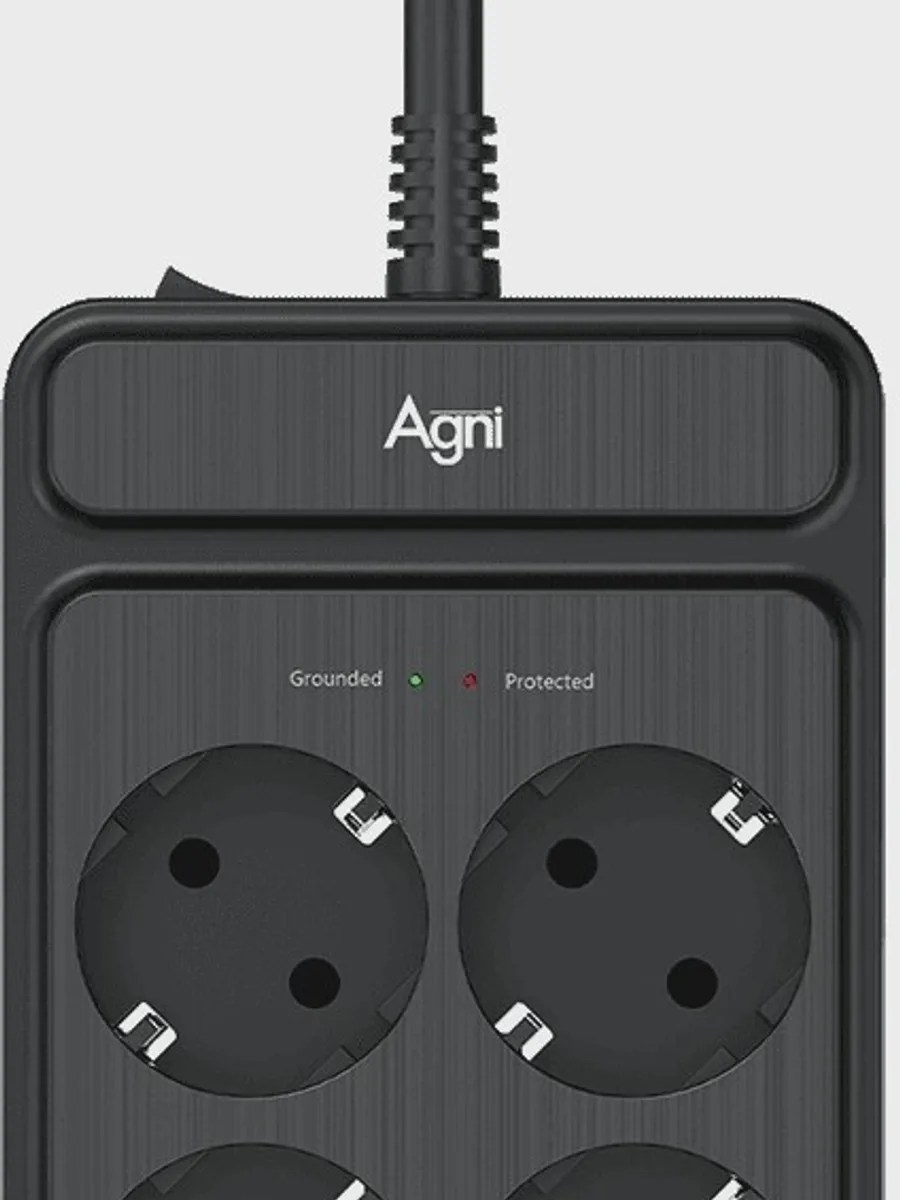 Сетевой фильтр AGNI TP-FS4U4E-PD, 2 м — фото 10 из 11