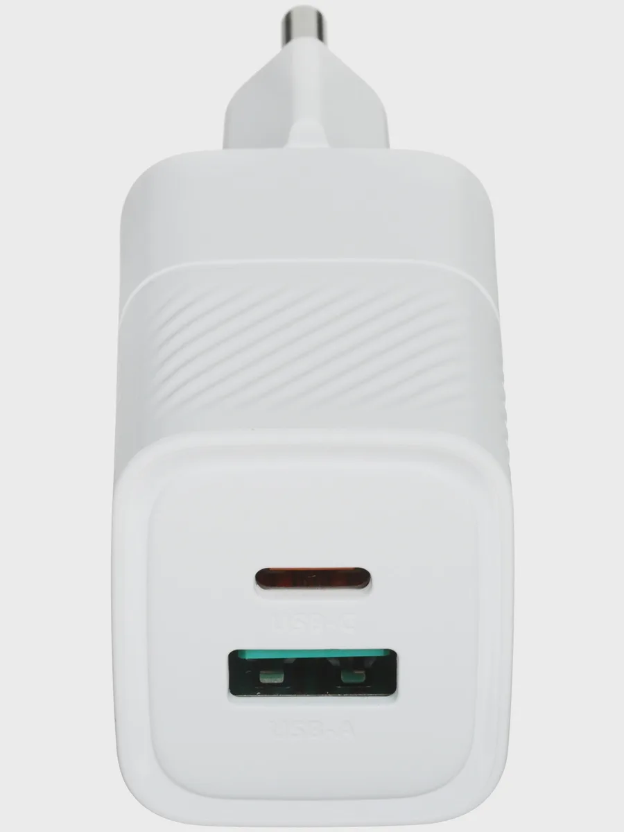 Сетевое зарядное устройство KEYRON K25ACQCPDGaNW 3 А 25 Вт без кабеля — фото 4 из 9