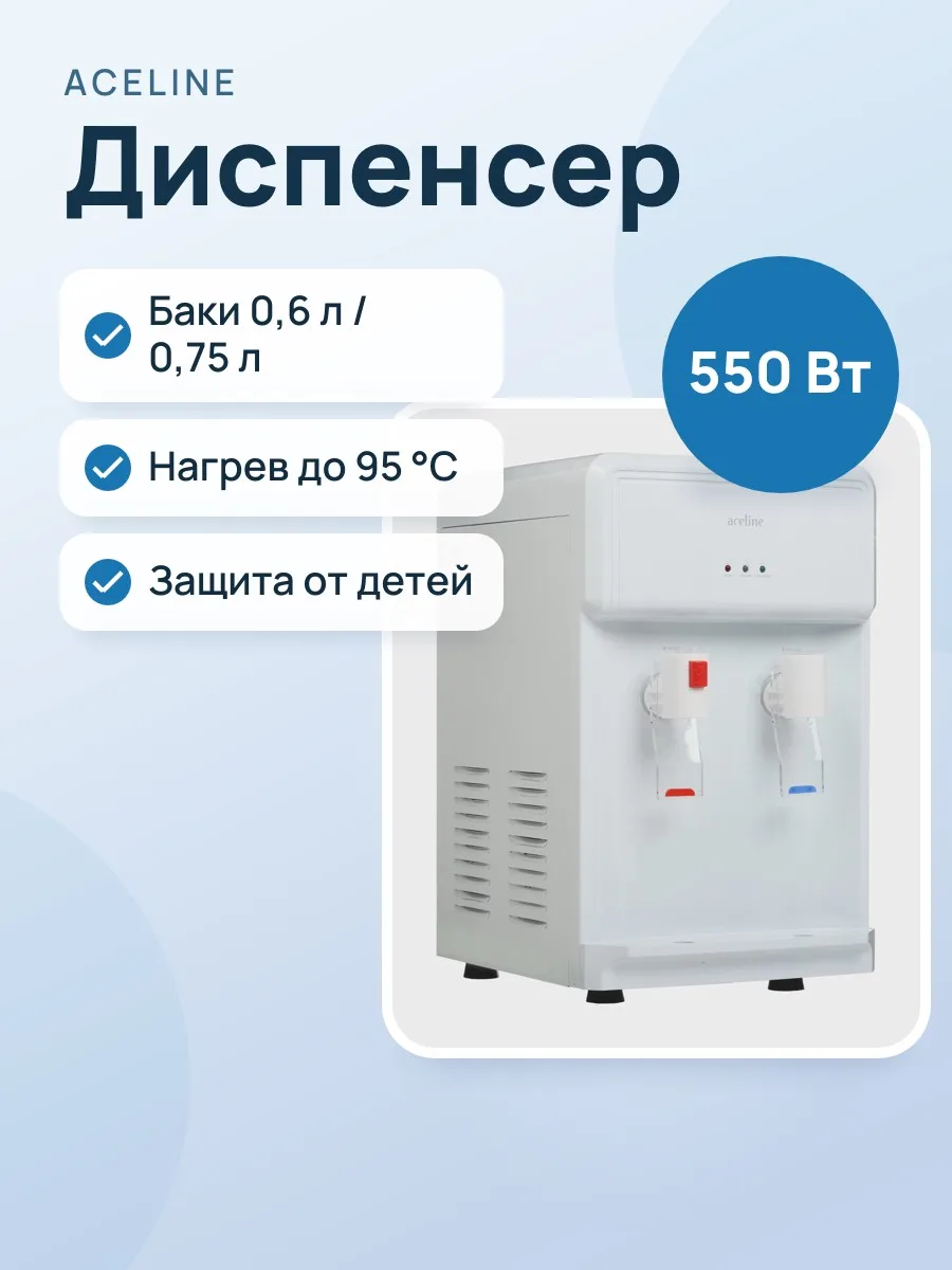 Диспенсер Aceline ETT-630 белый — фото 1 из 11