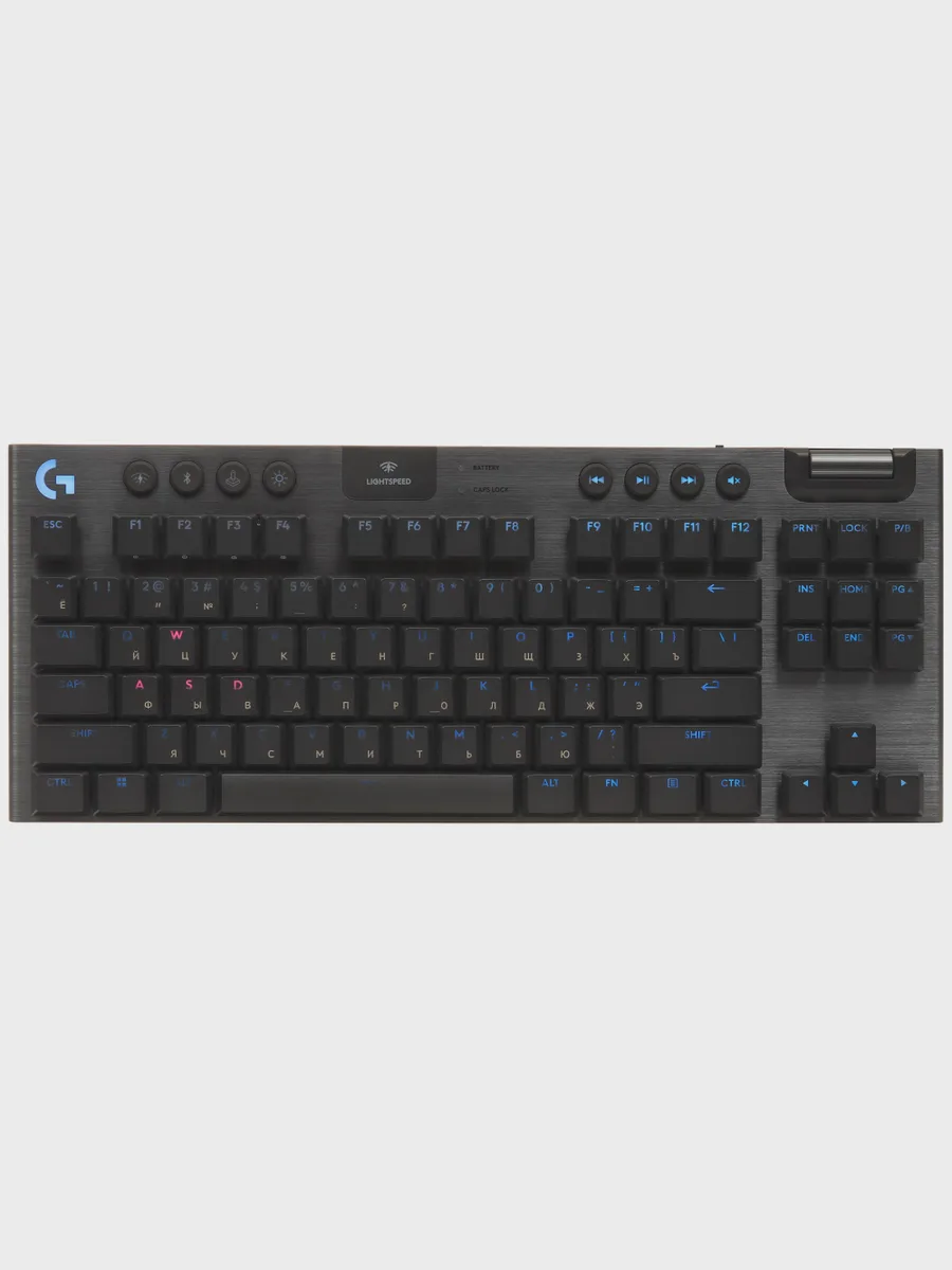 Клавиатура Logitech G915 X LIGHTSPEED TKL, Bluetooth, USB Type-A, радиоканал, черный — фото 2 из 11