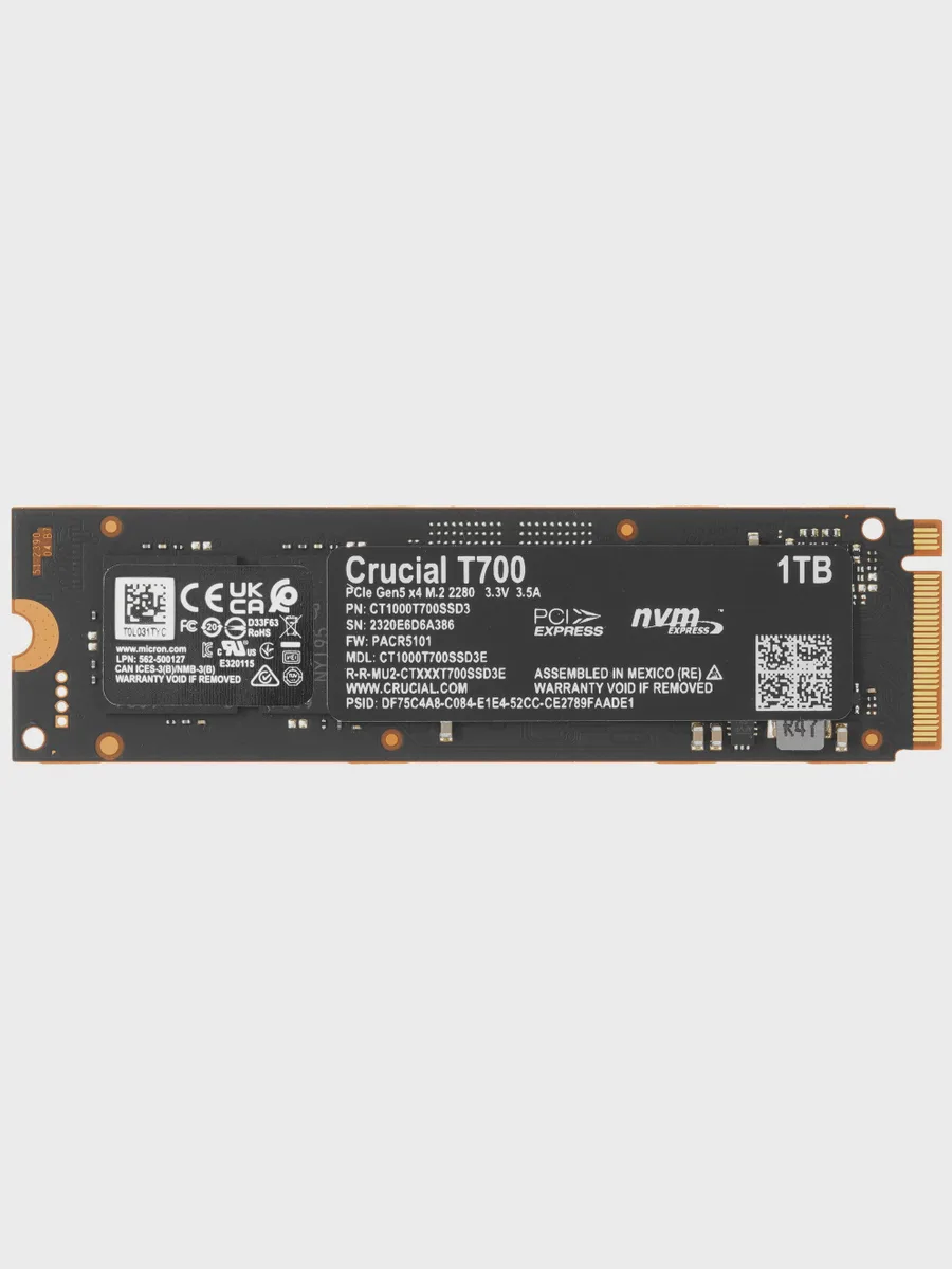 SSD M.2 накопитель Crucial T700 [CT1000T700SSD3] — фото 3 из 6