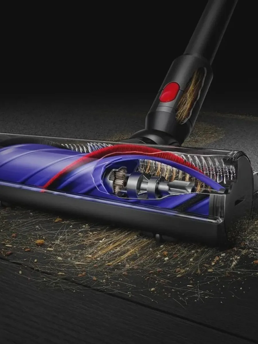 Вертикальный пылесос  Dyson V8 Cyclone  черный/зеленый, красный, фиолетовый — фото 8 из 9