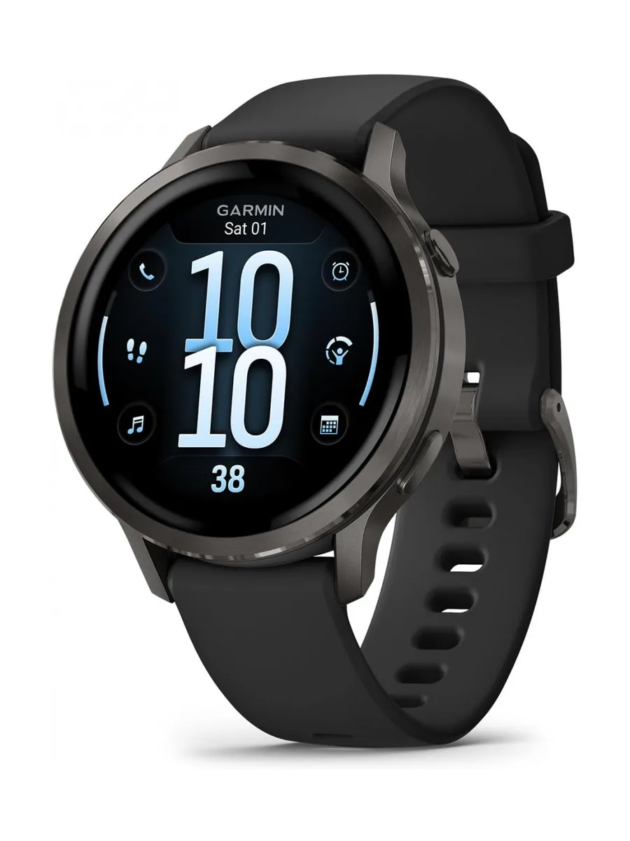 Часы GARMIN VENU 4 Черный-сланцевый — фото 1 из 1