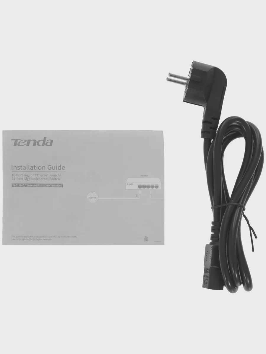 Коммутатор Tenda TEG1016D 16 x RJ-45х1000 Мбит/сек, 100 Мбит/сек — фото 8 из 9