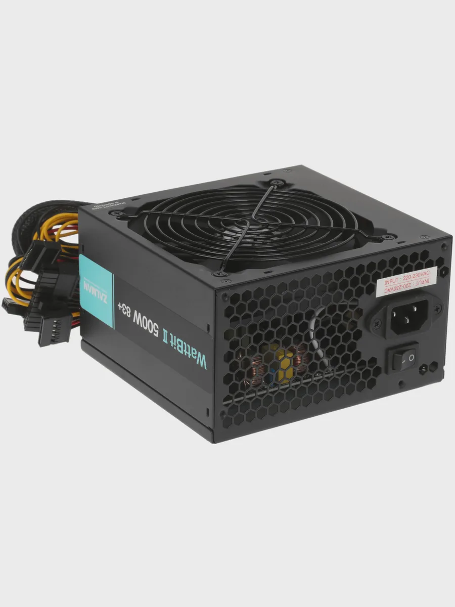 Блок питания ZALMAN Wattbit II 500W 500 Вт — фото 5 из 9